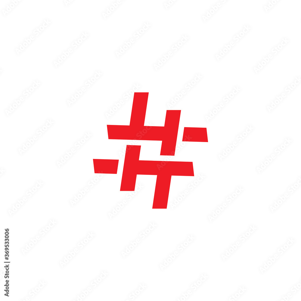 Obraz premium Hashtag symbol creative design template