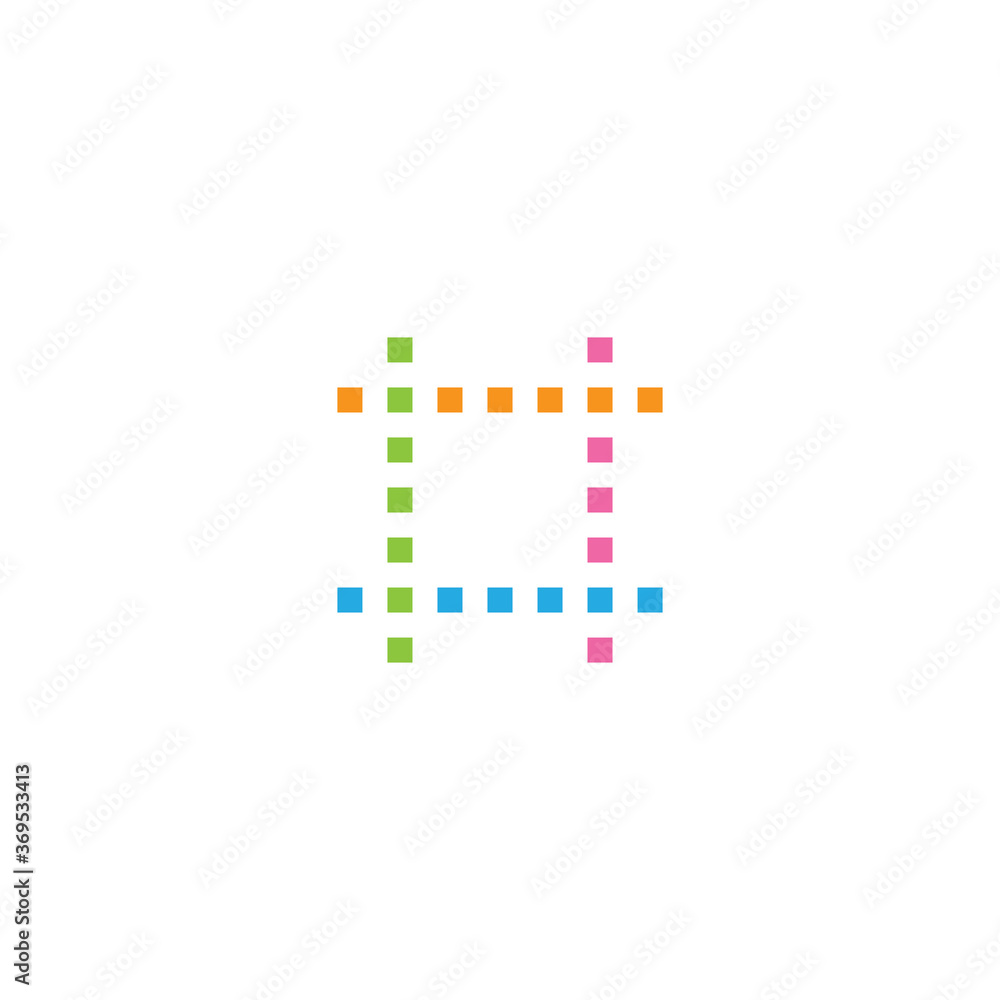 Hashtag symbol creative design template