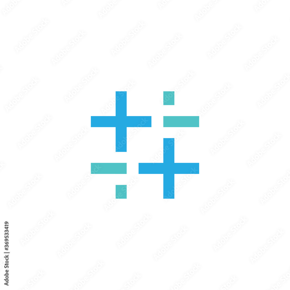 Obraz premium Hashtag symbol creative design template