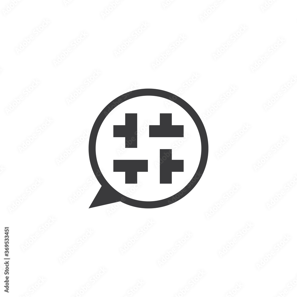 Fototapeta premium Hashtag symbol creative design template