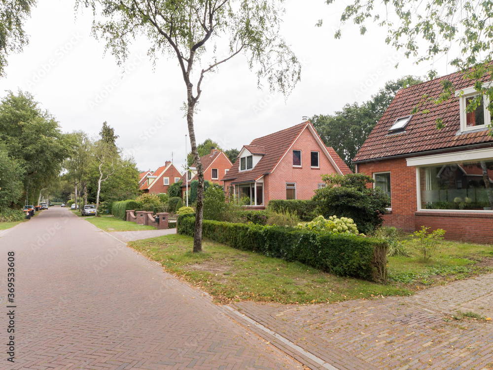 Street in Midlaren, The Netherlands Street in Midlaren, The Netherlands