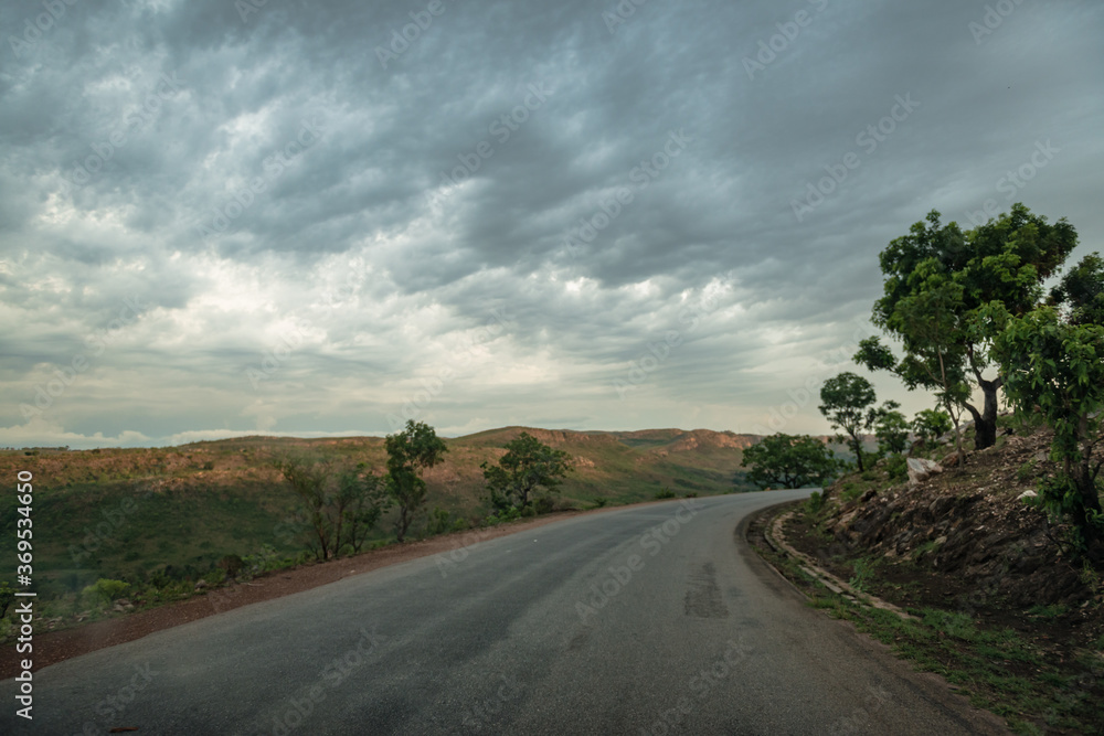 road in the countryside, Togo