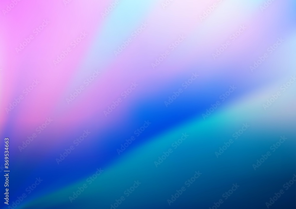 Light Pink, Blue vector abstract blurred pattern. Colorful abstract illustration with gradient. A new texture for your design.