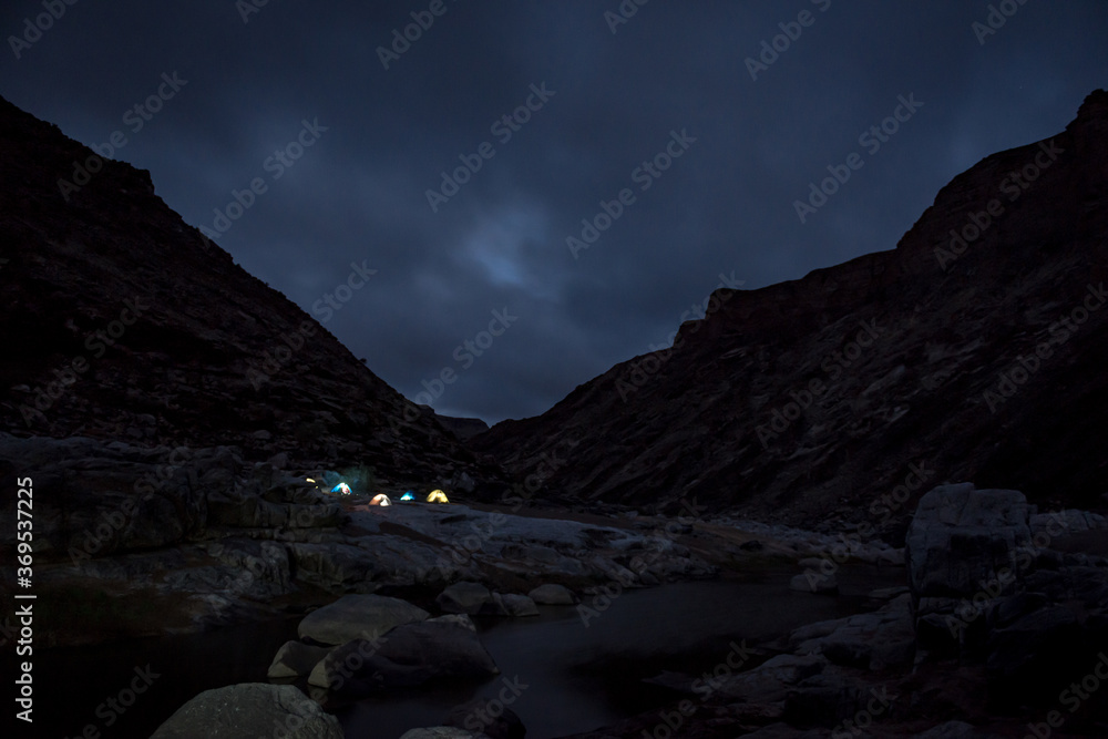 Campsite in Fish River Canyon, Namibia