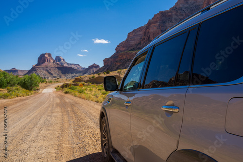 Roadtrip on the Gravel Road in the San Rafael Swell
