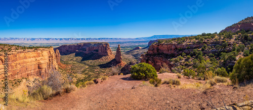 Quadro su tela Panorama View of Colorado National Monument