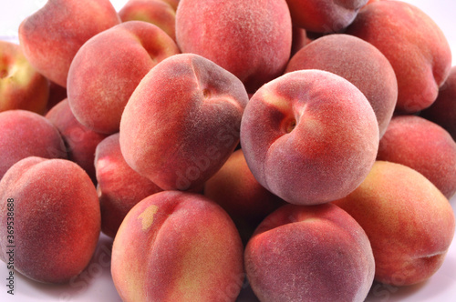 Ripe peach is a natural fruit for health