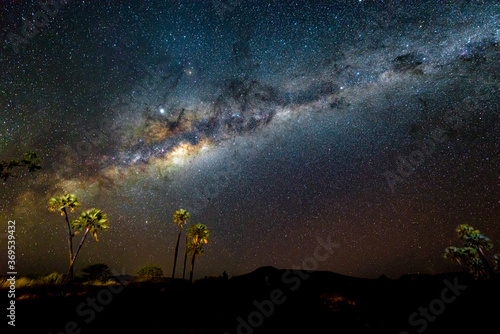 Milky Way over Palmwag, Namibia photo