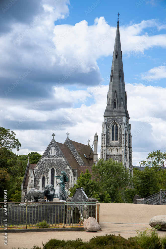 English church in the capital of Denmark