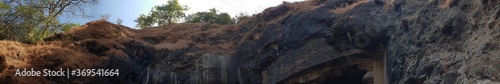 old cave in the forest