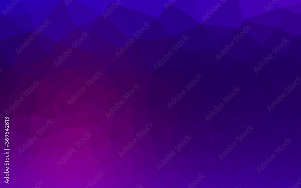 Dark Purple vector low poly cover. An elegant bright illustration with gradient. Brand new design for your business. Dark Purple vector low poly cover. An elegant bright illustration with gradient. Brand new design for your business.