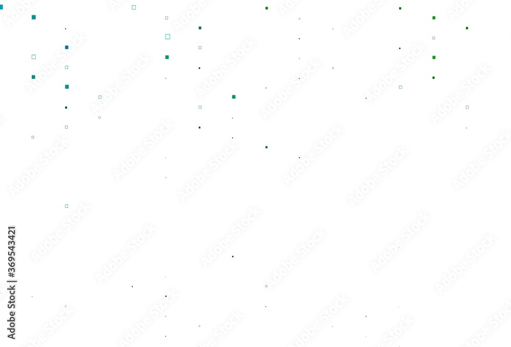 Light Blue, Green vector template with square style.