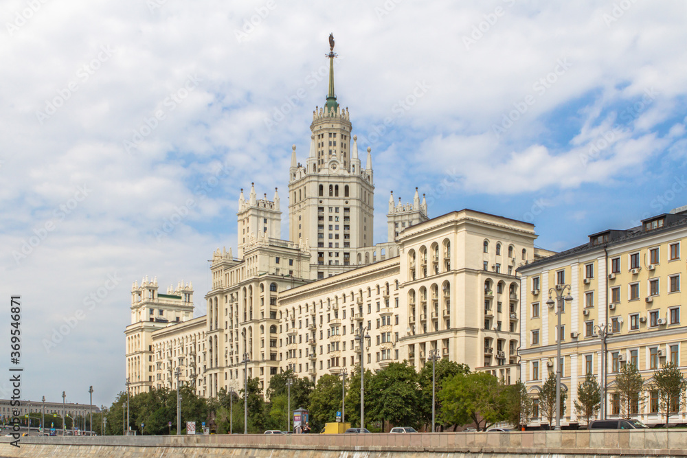 Obraz premium Residential building on Kotelnicheskaya Embankment, Moscow