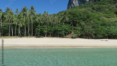 tropical deserted beach