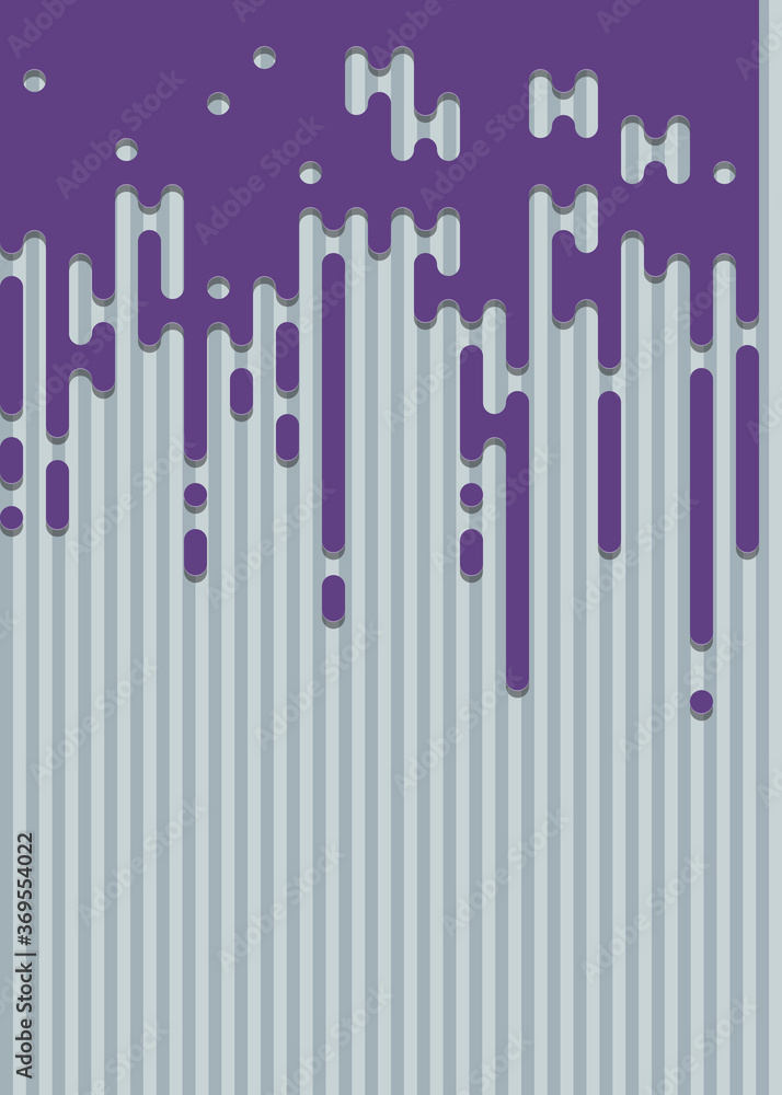 Fototapeta premium Abstract Rounded Color Lines halftone transition background illustration
