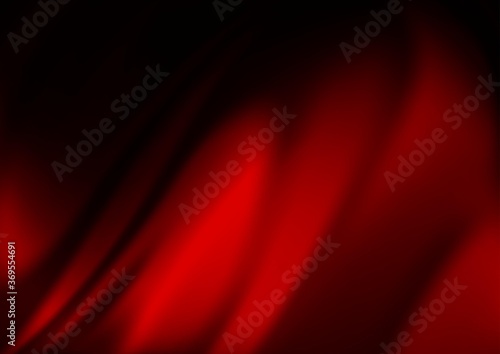 Dark Red vector template with lines, ovals. A vague circumflex abstract illustration with gradient. Marble style for your business design.