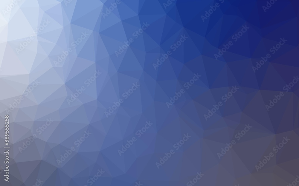 Light BLUE vector shining triangular background. Modern geometrical abstract illustration with gradient. Brand new design for your business.