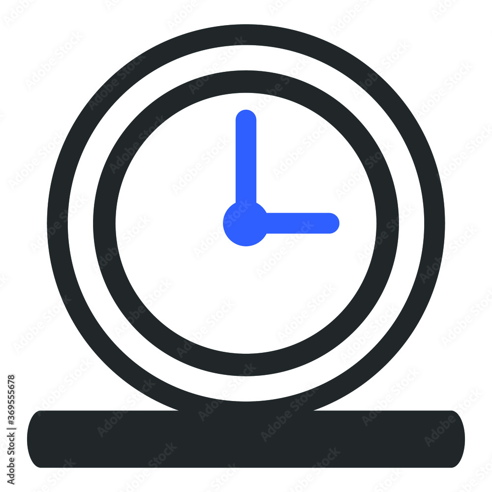 blue button with a symbol of time blue button with a symbol of time