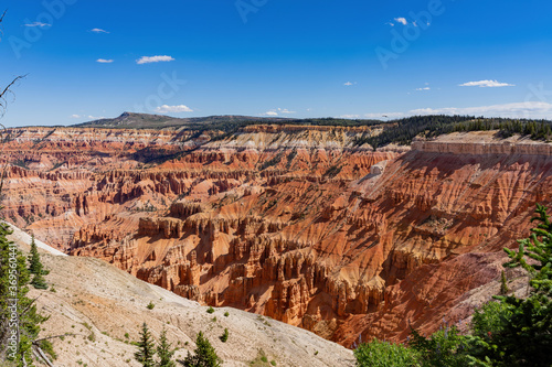 Beautiful landscape saw from Ramparts Trail of Cedar Breaks National Monument © Kit Leong