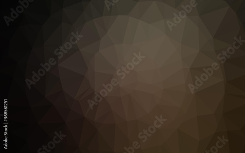 Dark Black vector abstract mosaic background. An elegant bright illustration with gradient. Completely new design for your business.