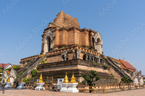 Wat Chedi Luang in Chiang Mai, Thailand