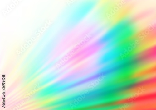 Light Multicolor, Rainbow vector blurred bright pattern. Creative illustration in halftone style with gradient. The template can be used for your brand book.