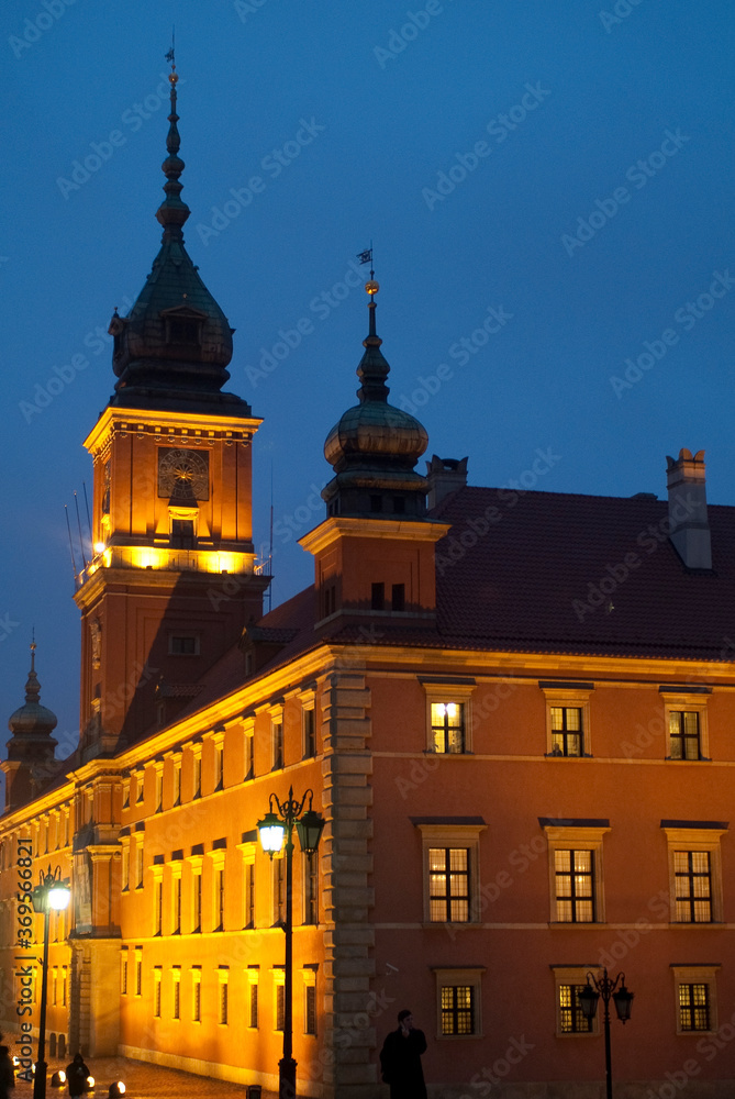 Obraz premium The Royal Castle, Warsaw, Poland