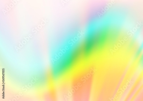 Light Multicolor, Rainbow vector blur pattern. Modern geometrical abstract illustration with gradient. The blurred design can be used for your web site.