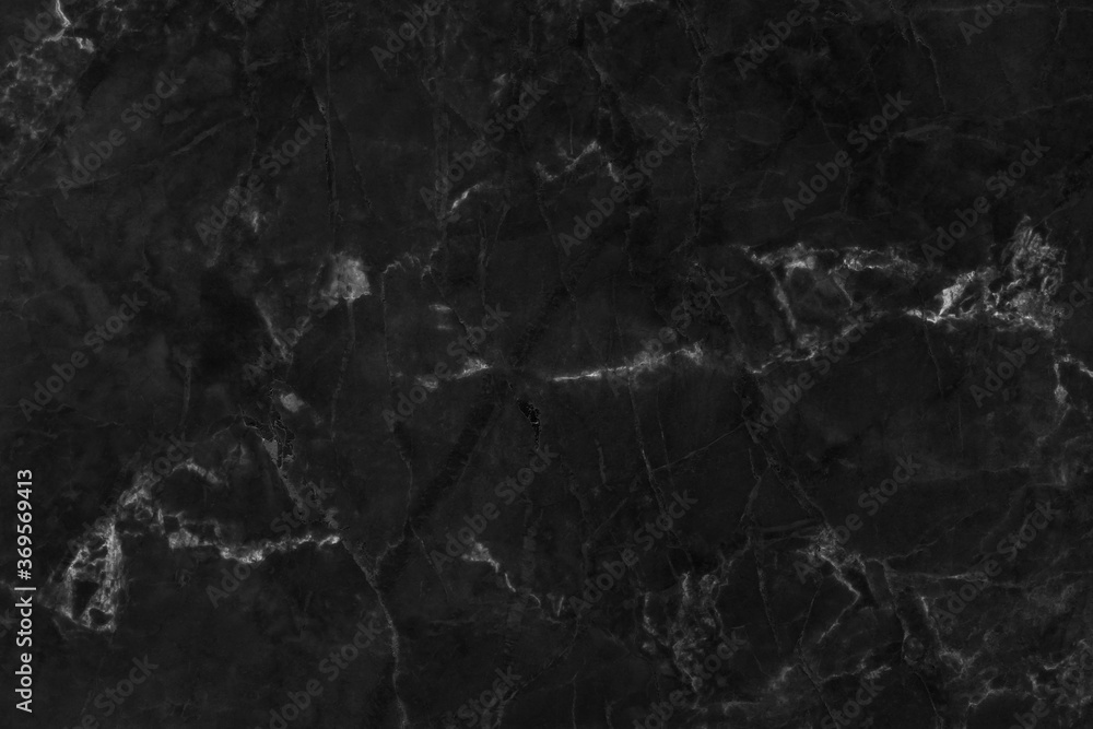 Obraz premium Czarny marmur naturalny wzór na tle, abstrakcyjny naturalny marmur czarno-biały