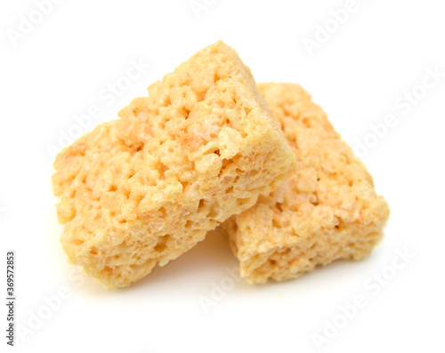 Photography Marshmallow square bar on white