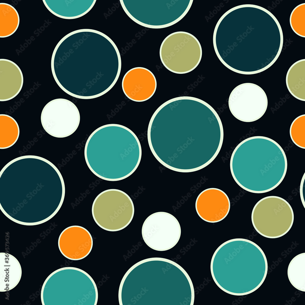 seamless pattern with circles seamless pattern with circles