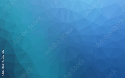 Light BLUE vector polygonal template. A sample with polygonal shapes. Completely new design for your business.