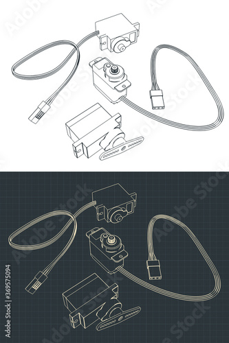 Micro servos drawings
