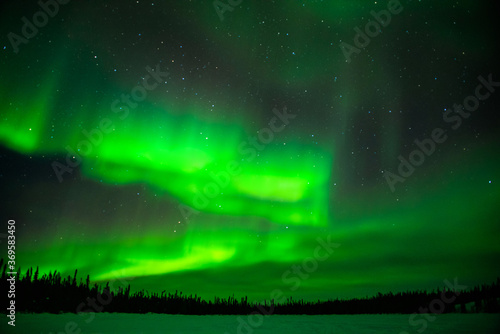 Northern lights at Yellowknife, Canada