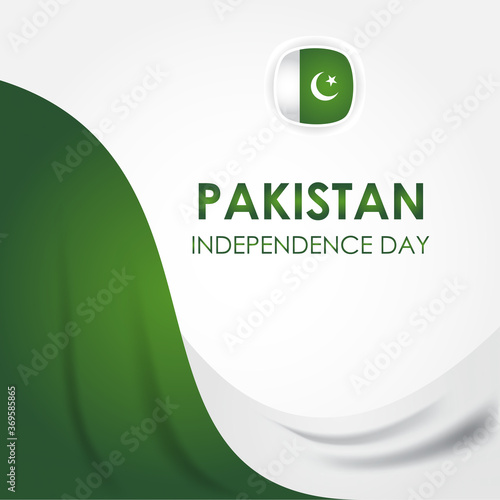 Pakistan Independence Day Vector Illustration