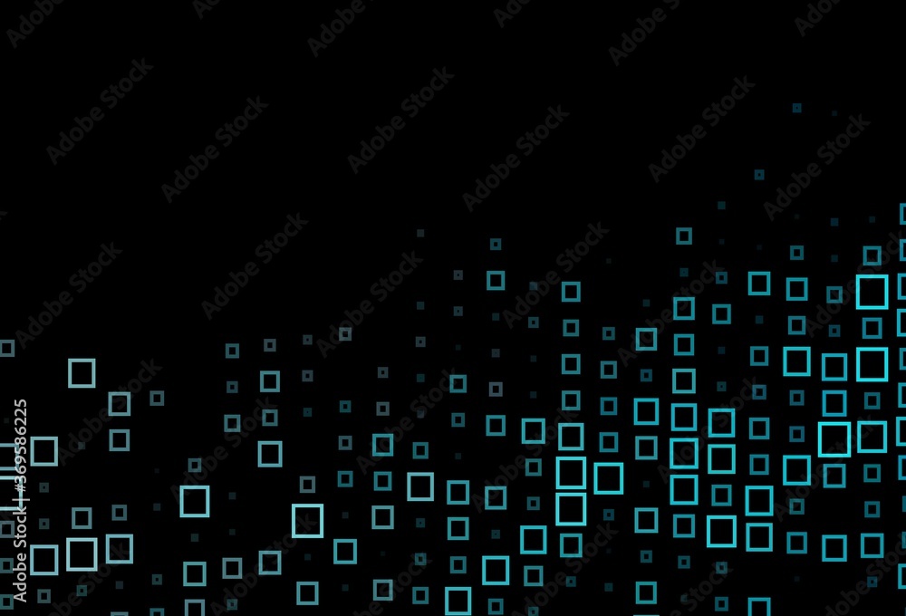 Dark BLUE vector texture in rectangular style.