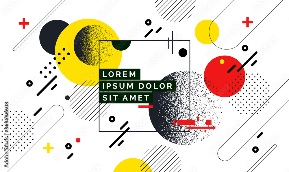 Obraz premium Modern abstract cover, minimal cover design. Colorful geometric background, vector illustration.