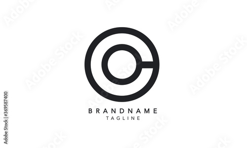 Alphabet letters Initials Monogram logo CO, OC, C and O