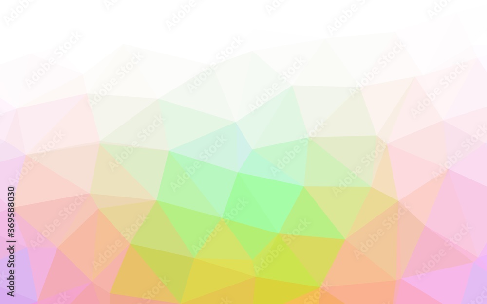 Obraz premium Light Multicolor, Rainbow vector polygonal background. A vague abstract illustration with gradient. Template for a cell phone background.