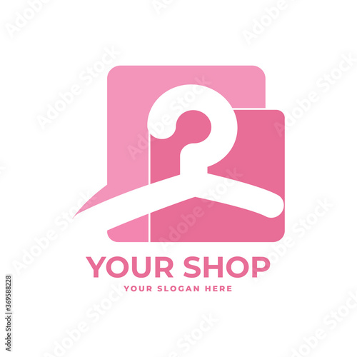 illustration of botique logo design