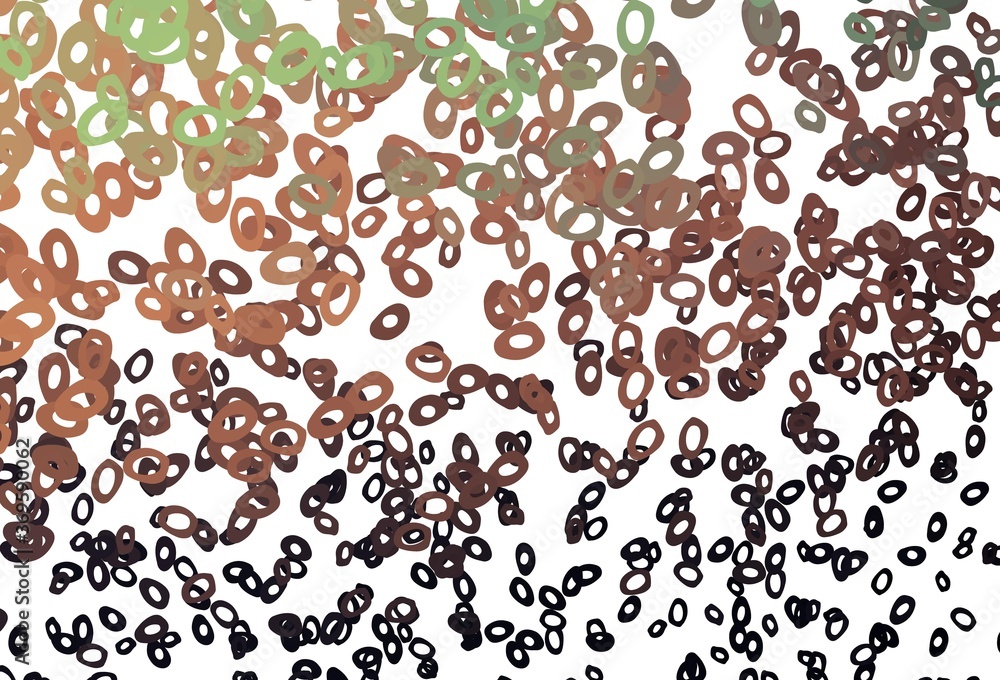 Dark Green, Red vector backdrop with dots. Dark Green, Red vector backdrop with dots.