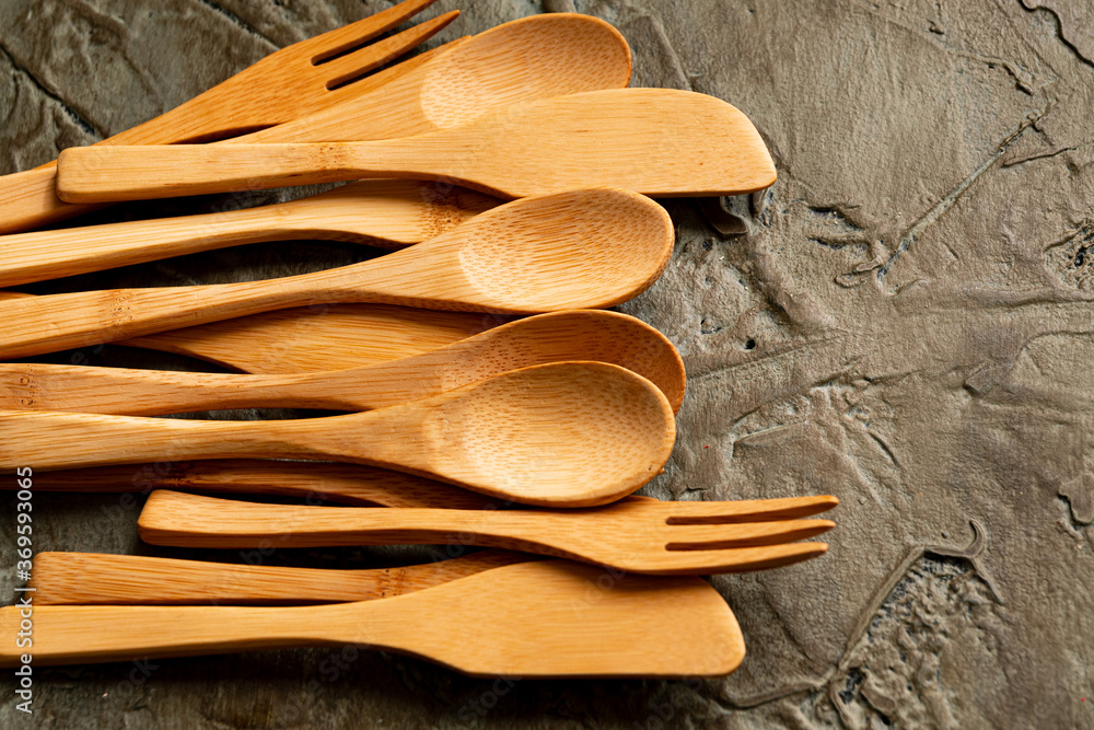 baboo wooden utensils, practical and natural for lunch baboo wooden utensils, practical and natural for lunch