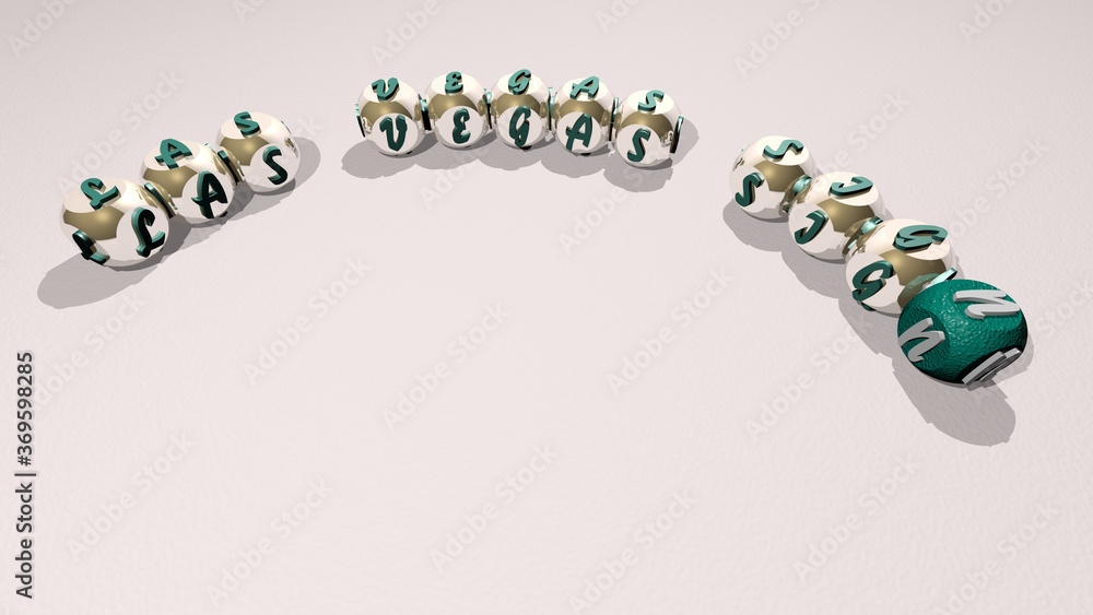 combination of LAS VEGAS SIGN built by cubic letters from the top perspective, excellent for the concept presentation. editorial and nevada combination of LAS VEGAS SIGN built by cubic letters from the top perspective, excellent for the concept presentation. editorial and nevada