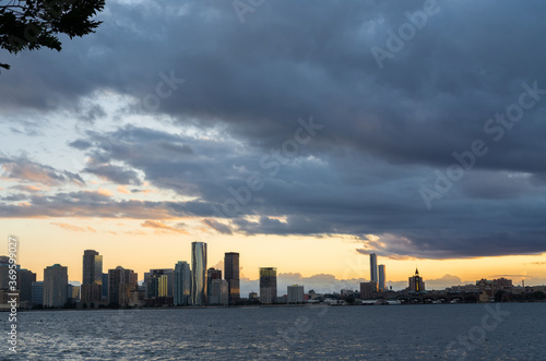A view of Hoboken in New Jersey seen from Chelsea on the West side of Manhattan, NYC. © Renata