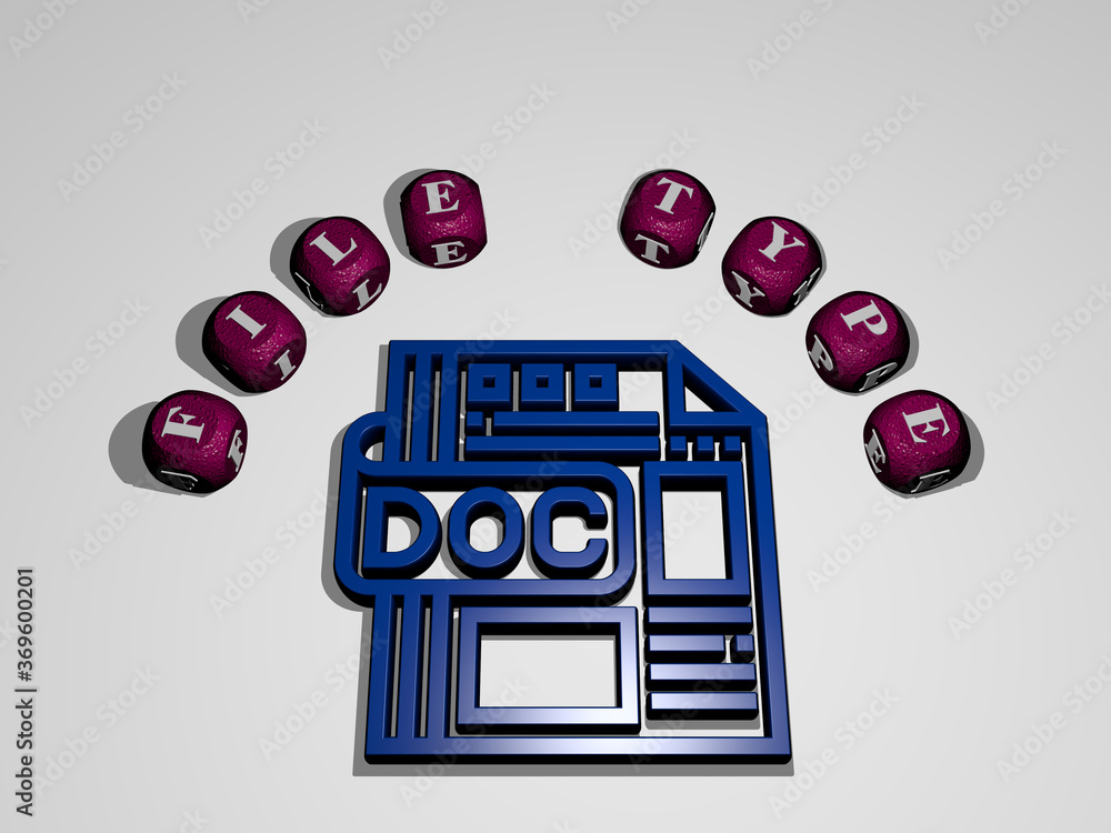 Video File Type Graphix 3D illustration of file type graphics and text around the icon made by ...