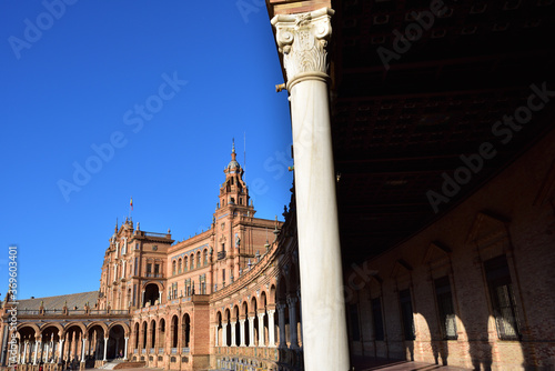 Plaza de Espana in Seville, Spain photo