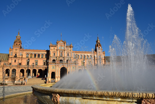 Plaza de Espana in Seville, Spain