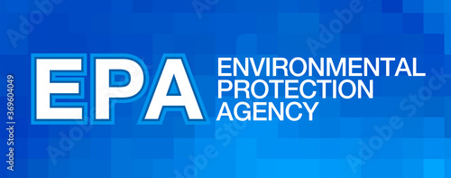  EPA – Environmental Protection Agency Acronym, Modern Background Design	