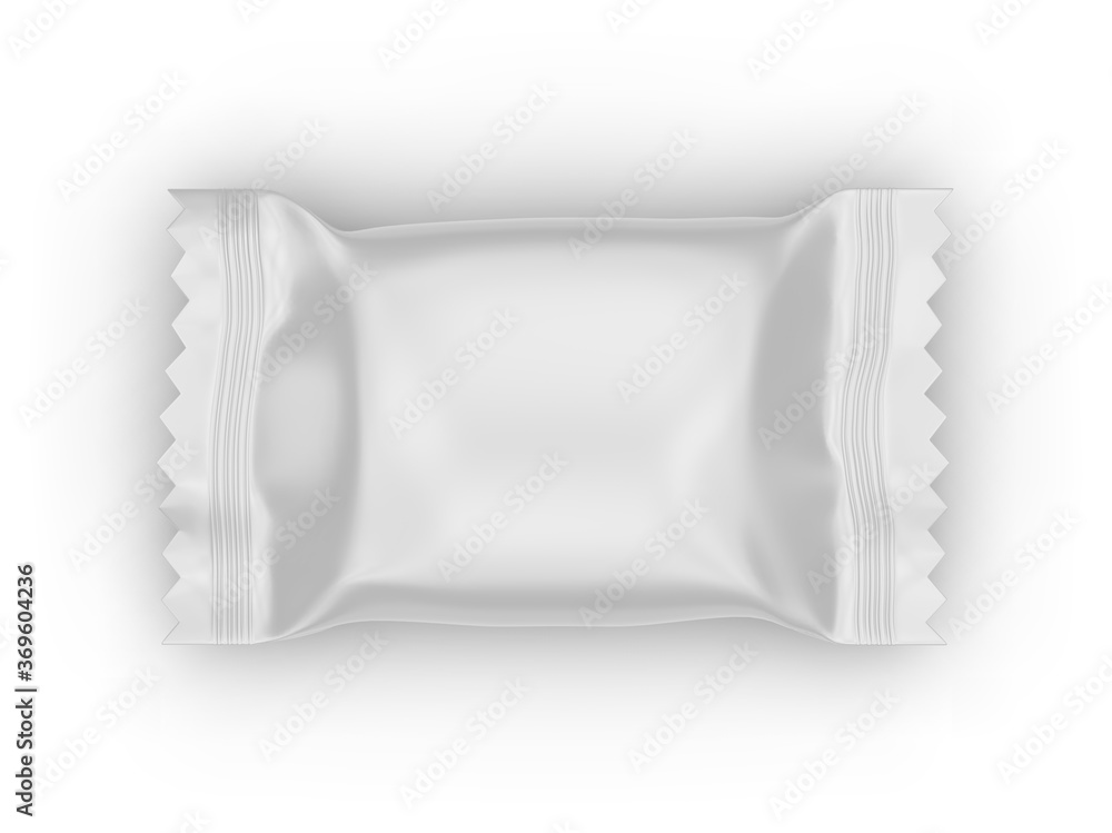 Blank Promotional Candy Pack For mockup and Branding, 3d render