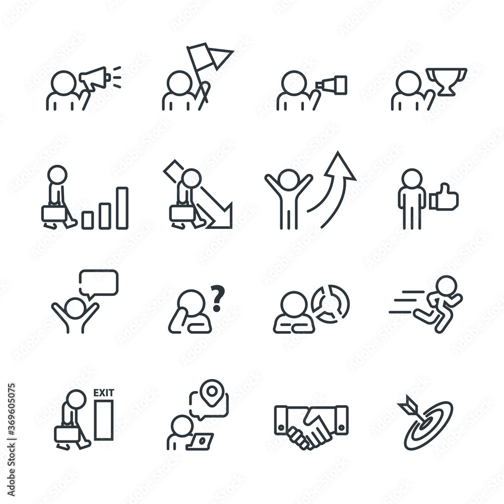 Person and People Icons set,Vector Person and People Icons set,Vector
